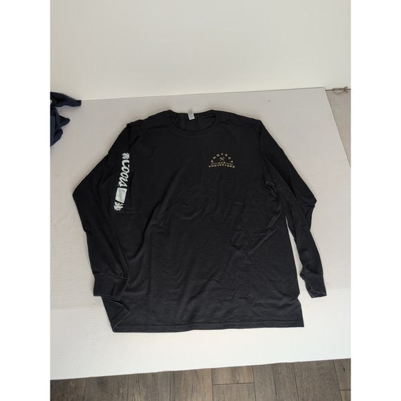 Jerzees Other - Mens Large Coors X Banquet Protect Our Protectors Tee Shirt Black Long Sleeve